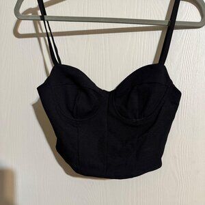 Zara Black crop top